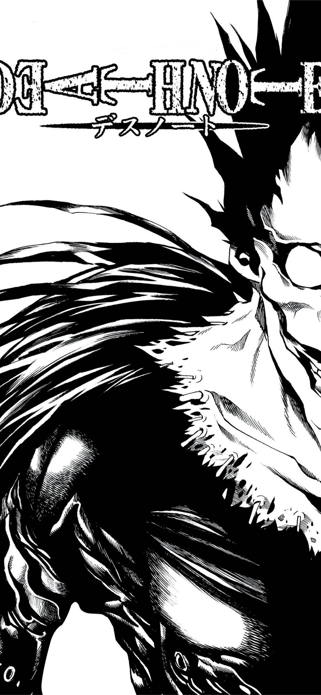 Ryuk fra bok 1 av Death Note iPhone Bakgrunner