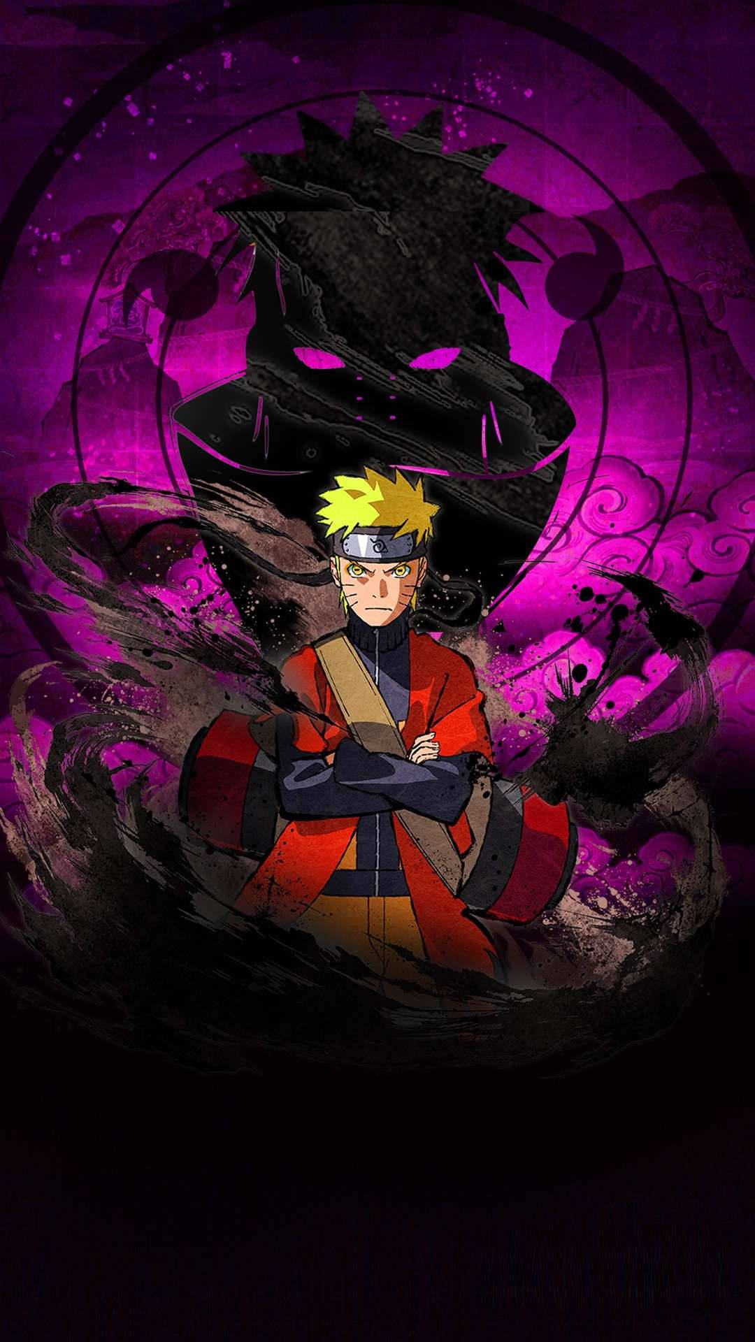 Sage Naruto og Sasuke Sharingan Bakgrunner