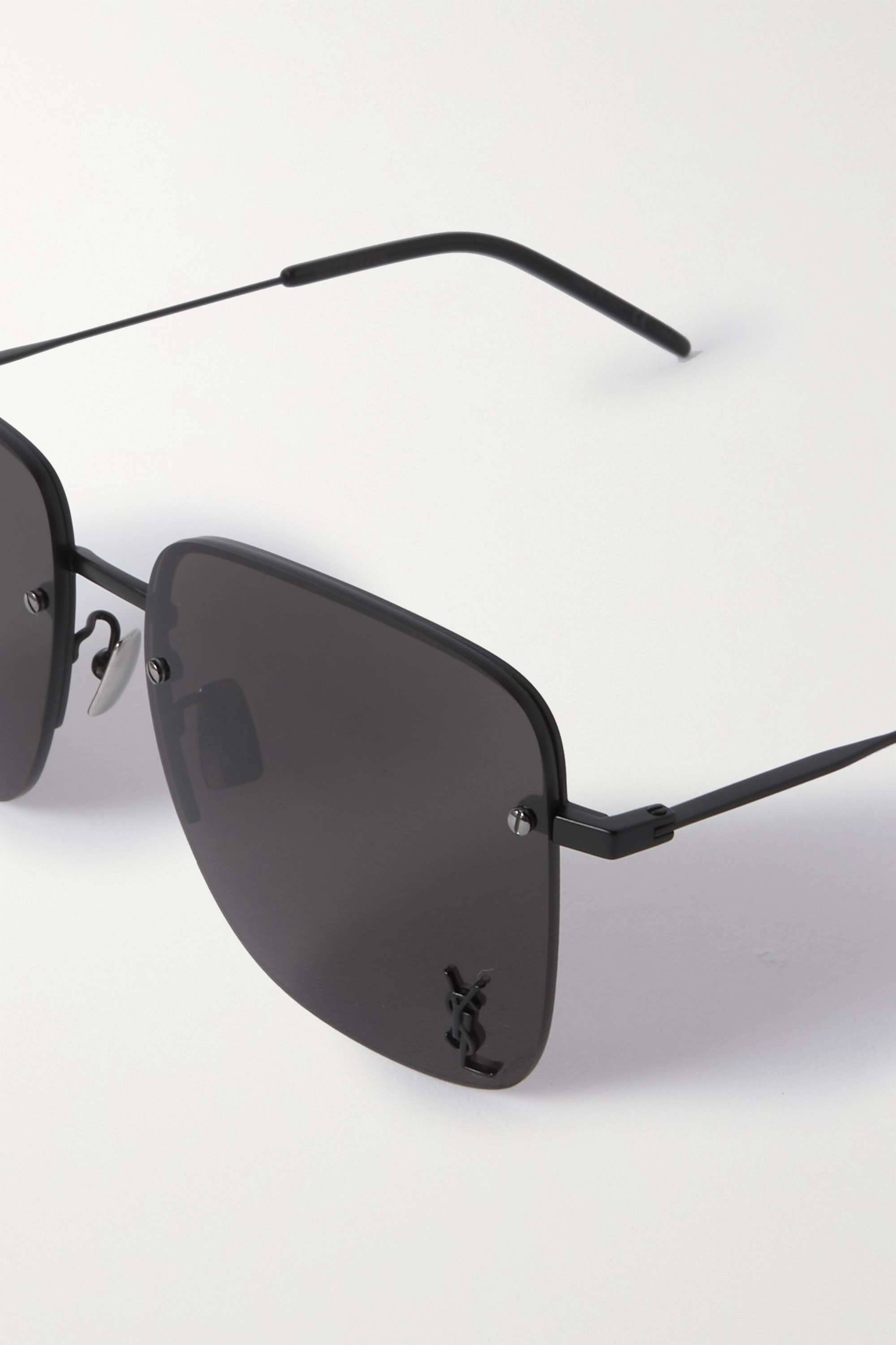 Saint Laurent Square-frame metal sunglasses Bakgrunner