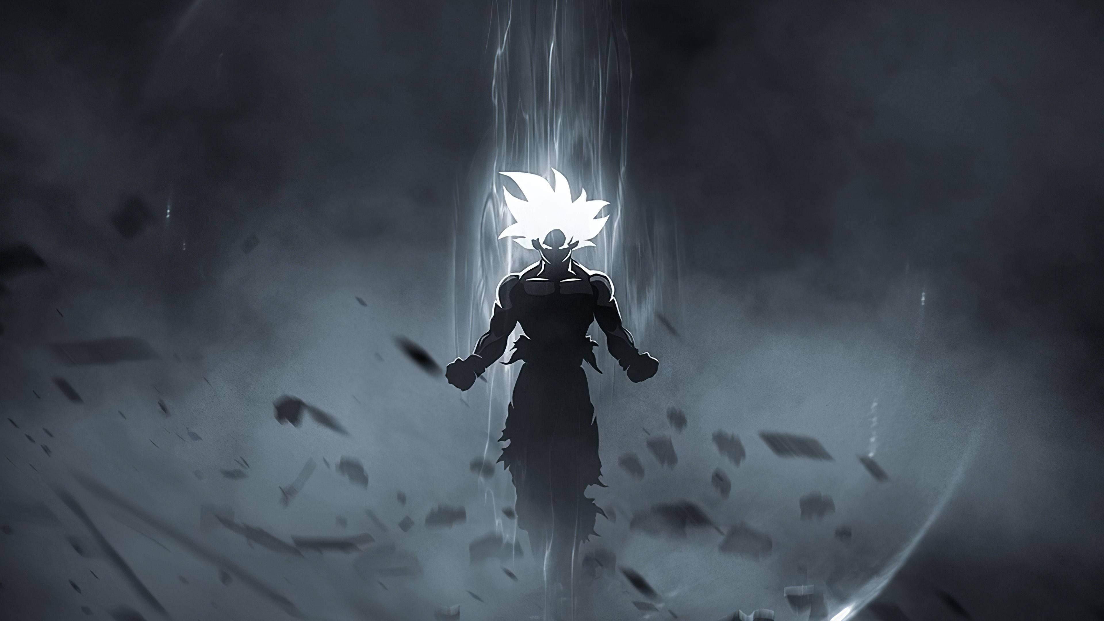 Saiyan Gud Goku DBZ 4K Bakgrunner
