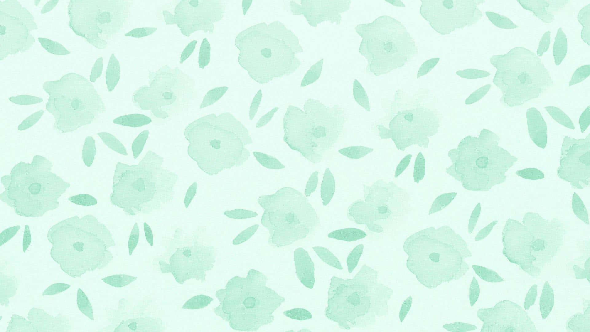 Salvie-estetisk blomstermønsterdesign Bakgrunner