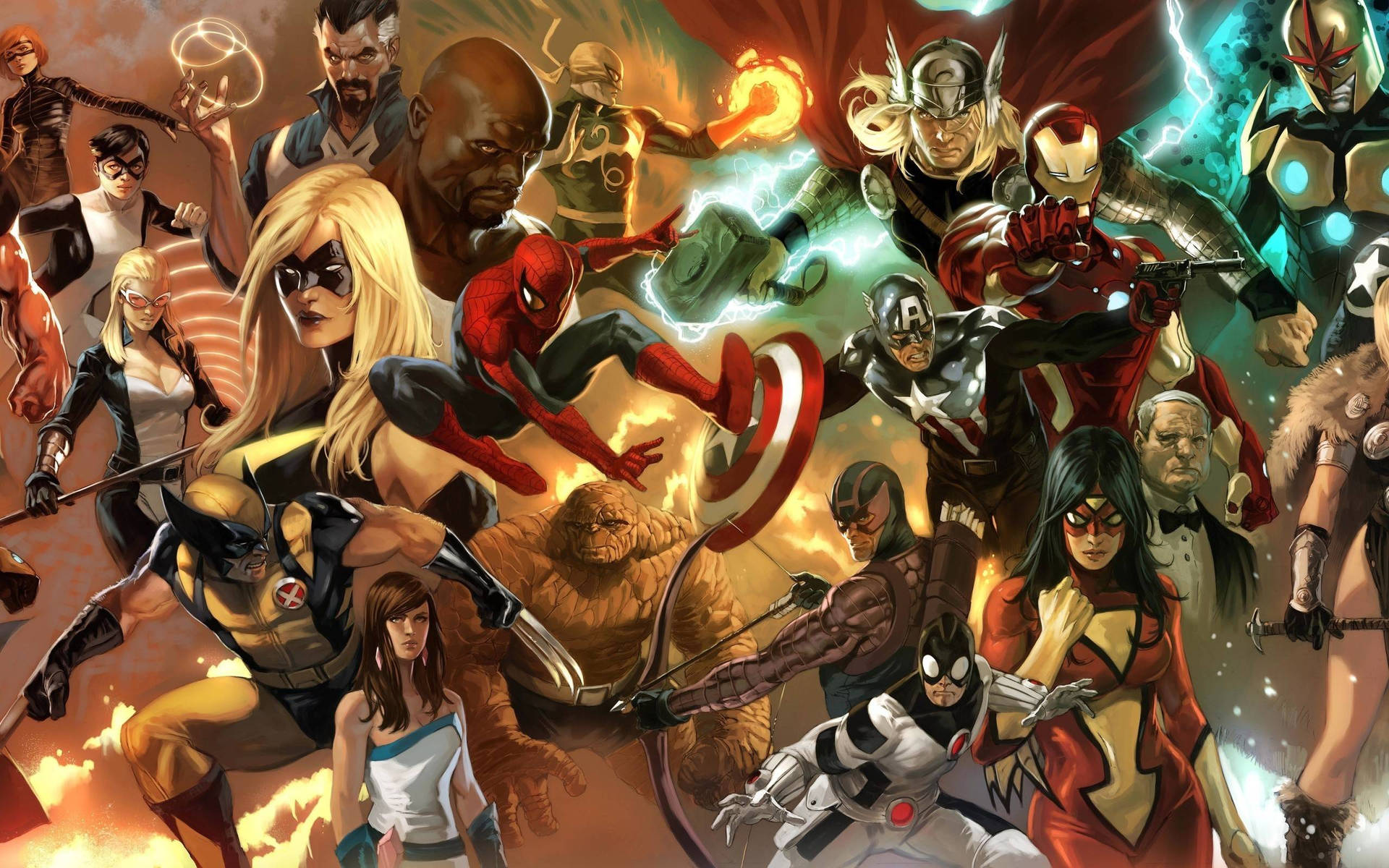 Samle Marvel-superheltene for å redde verden! Bakgrunner
