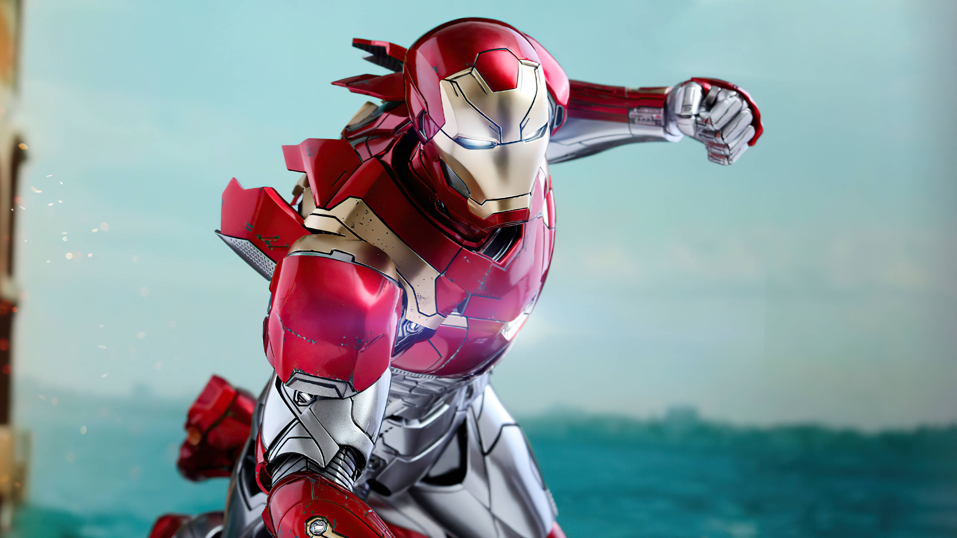 Samlefigur av superhelten Iron Man Bakgrunner