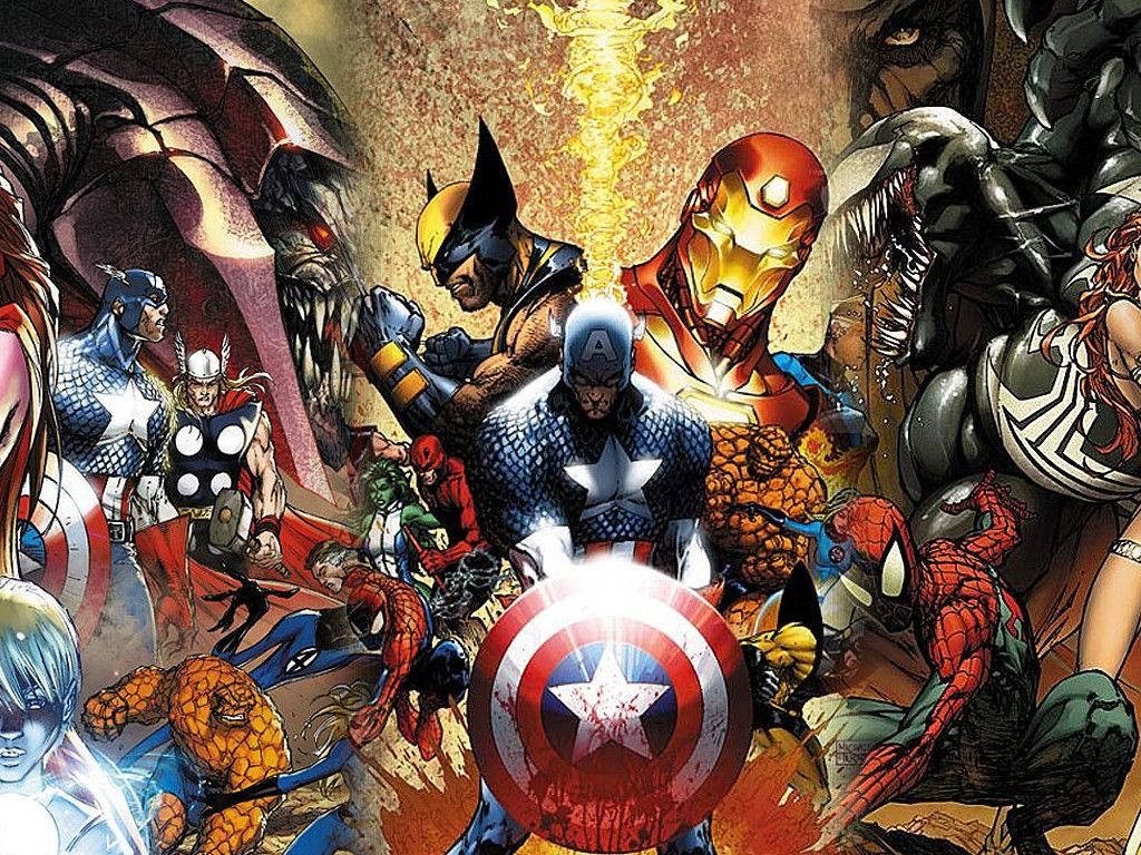 Marvel-helter alle i én tegneserie med skurker.