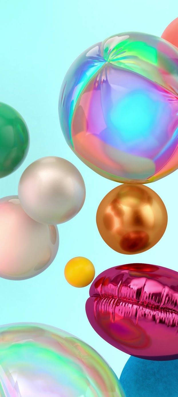 Samsung A71 Skinnende Ballonger Bakgrunner