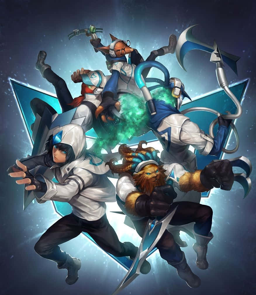 Samsung Galaxy White Pixel 3 XL League of Legends Bakgrunn Bakgrunner
