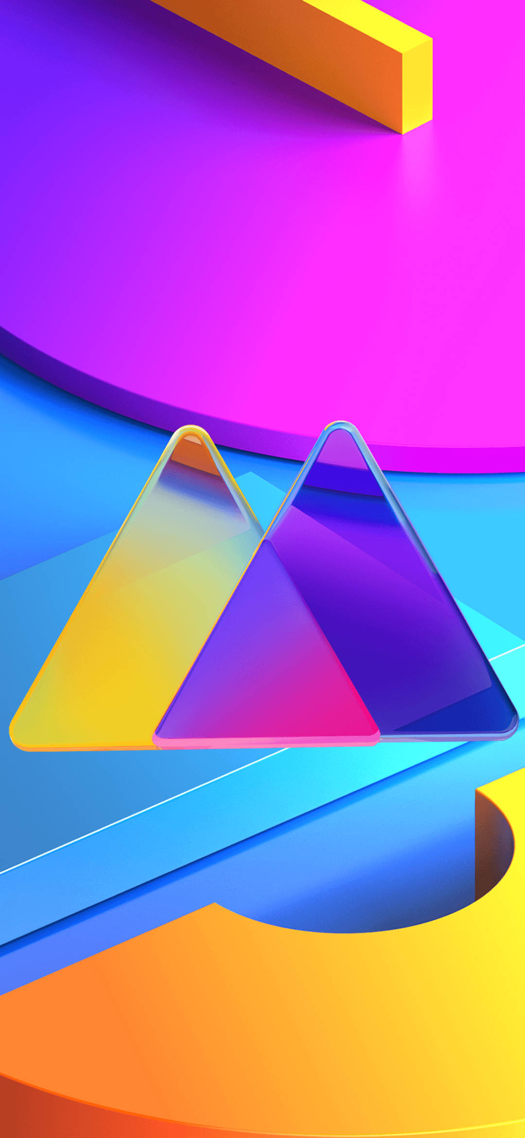 Samsung Mobile Abstrakte Former Bakgrunner
