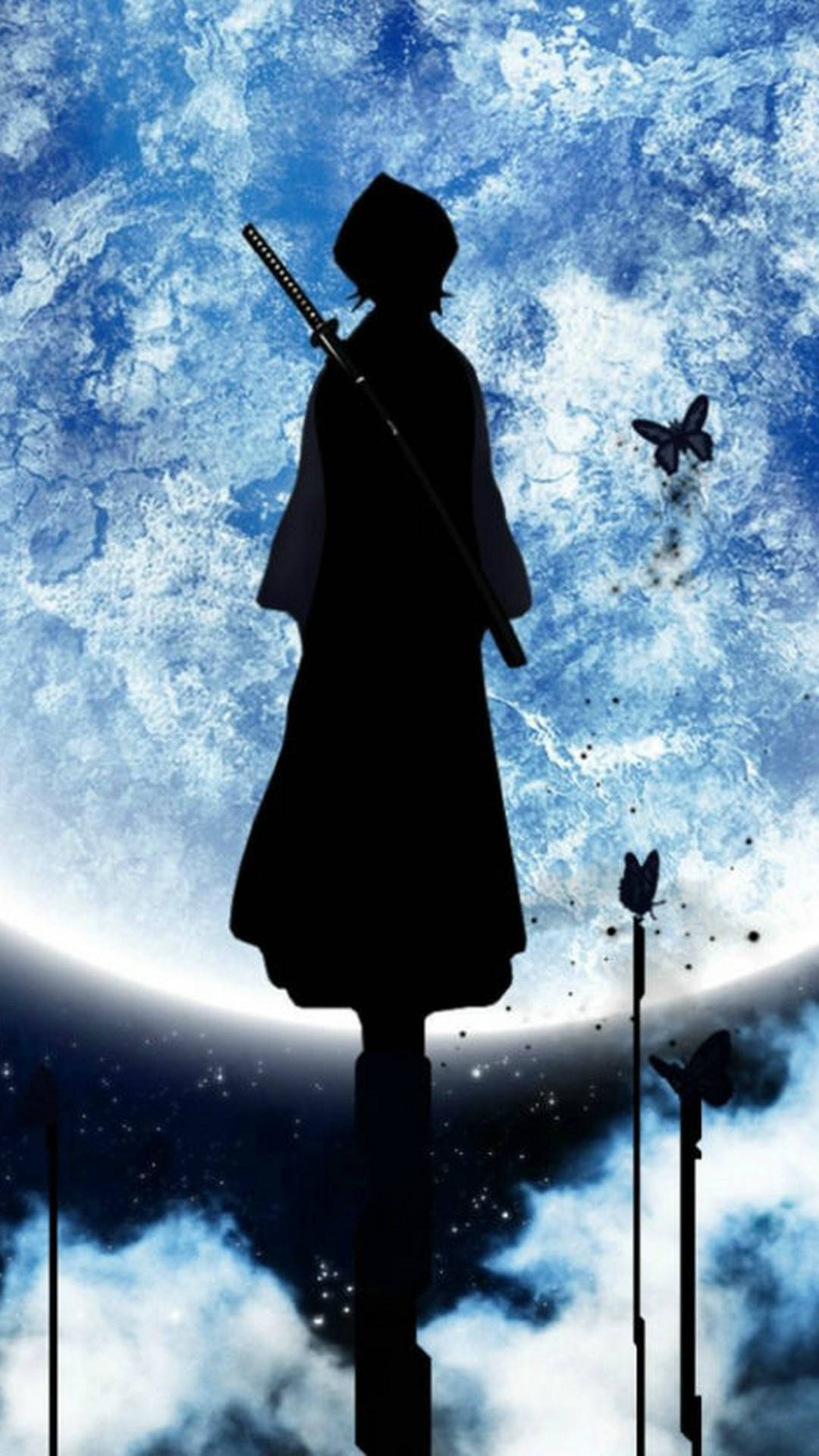 Samurai Anime-telefon Bakgrunner