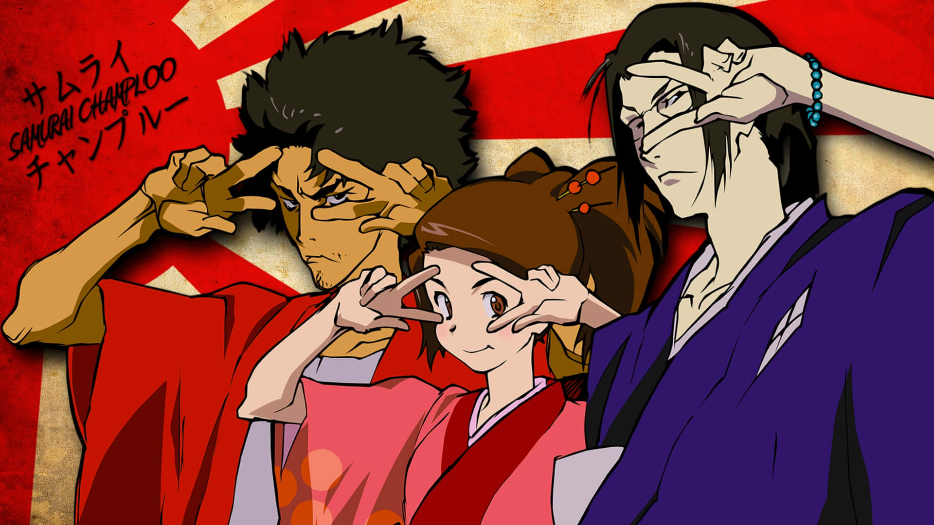 Samurai Champloo Fanart-bannerbilde Bakgrunner