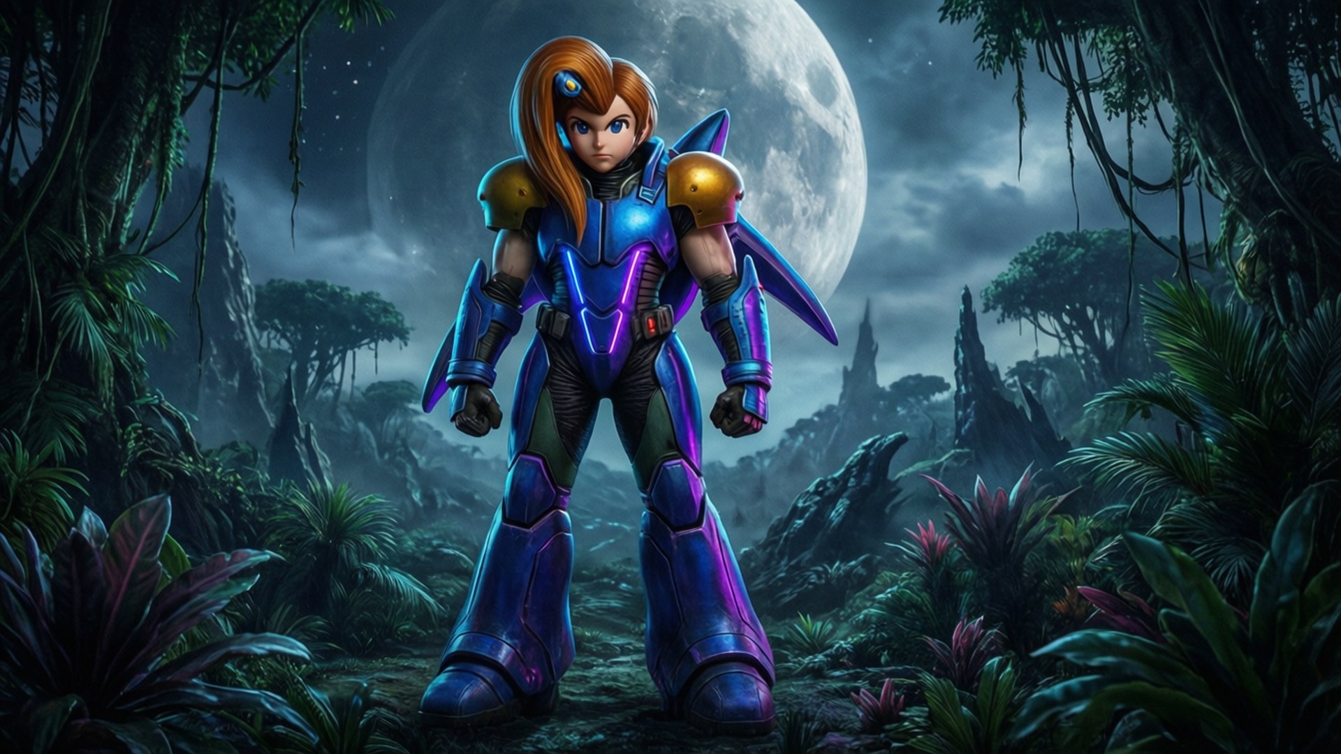 Samus på fremmed måne Bakgrunner