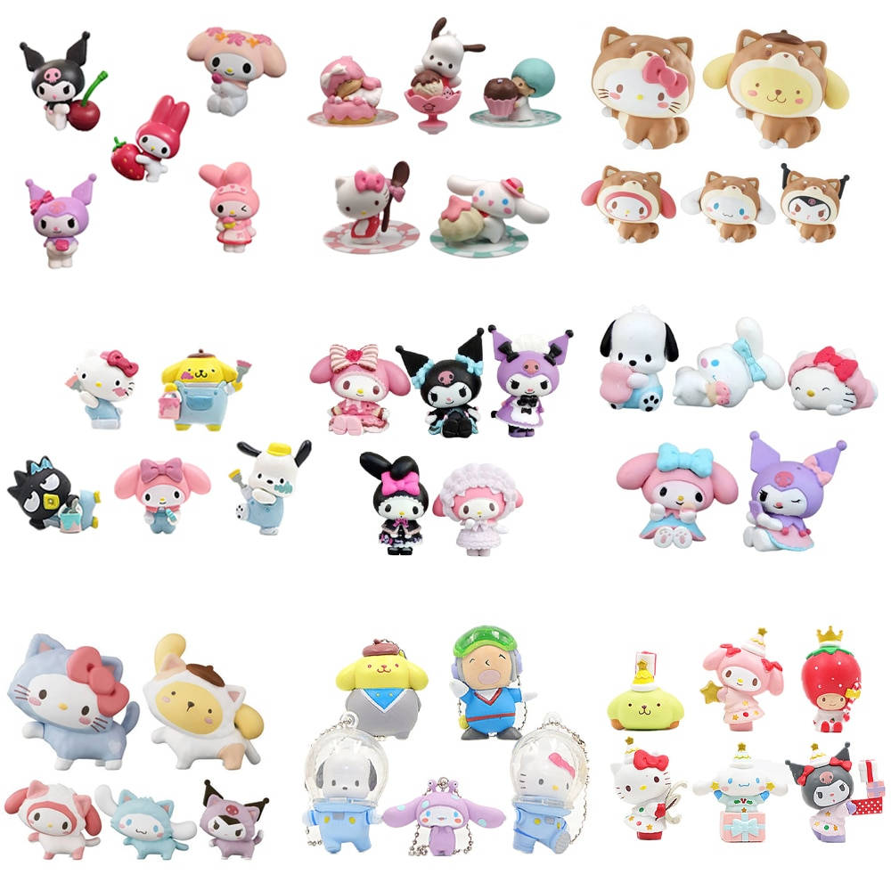Sanrio Desktop Alle Lekefigurer Bakgrunner
