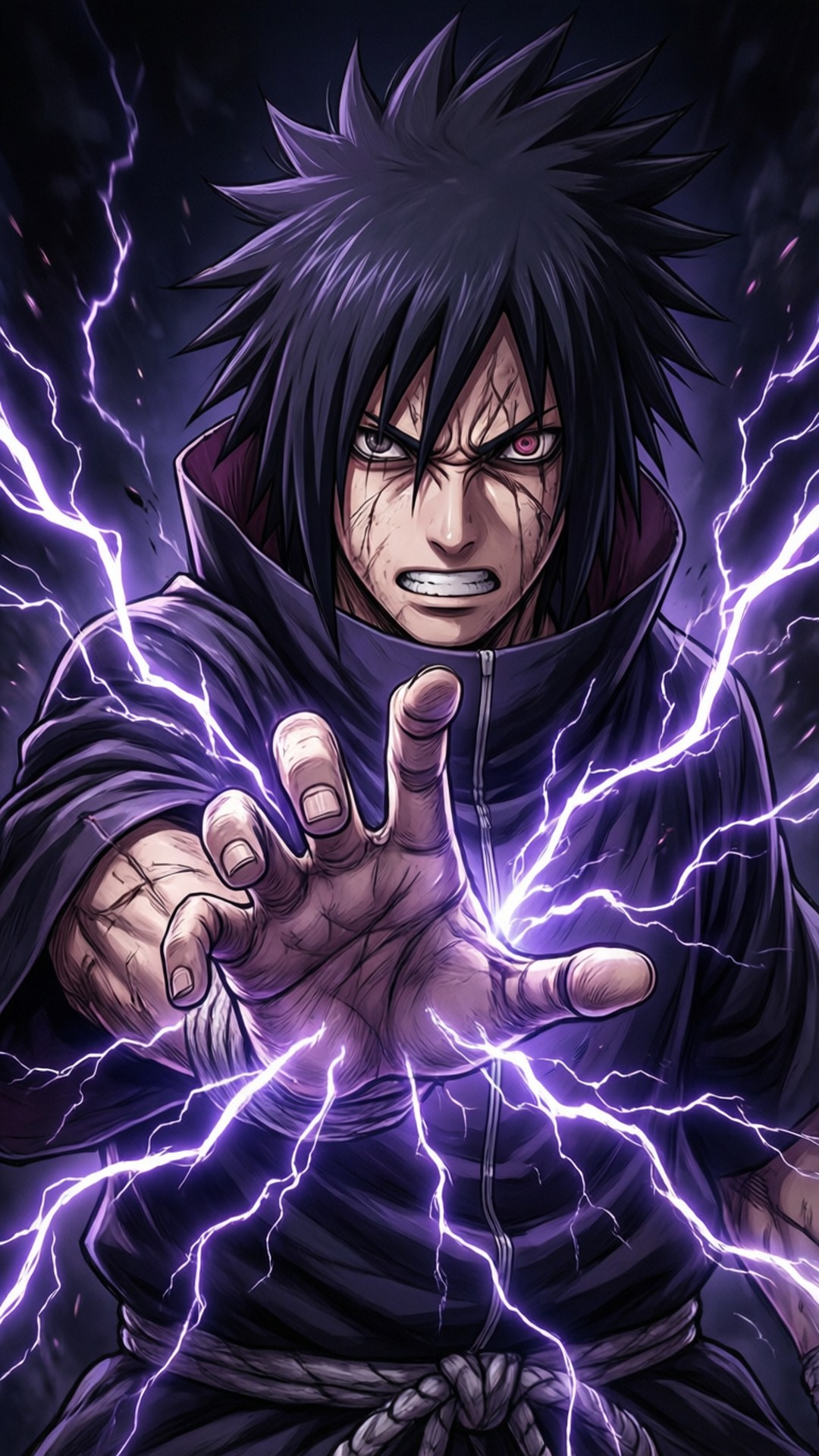 Sasuke Chidori Lyn Bakgrunner