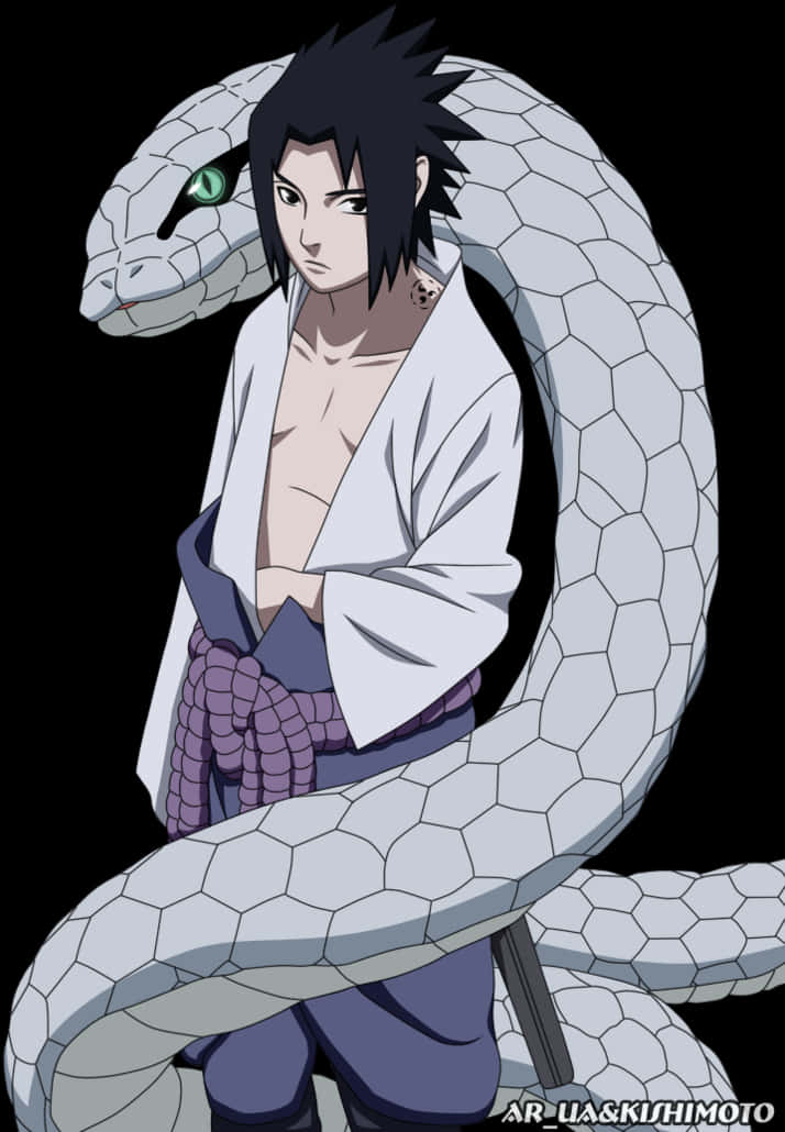 Sasuke med kjempeslange Bakgrunner