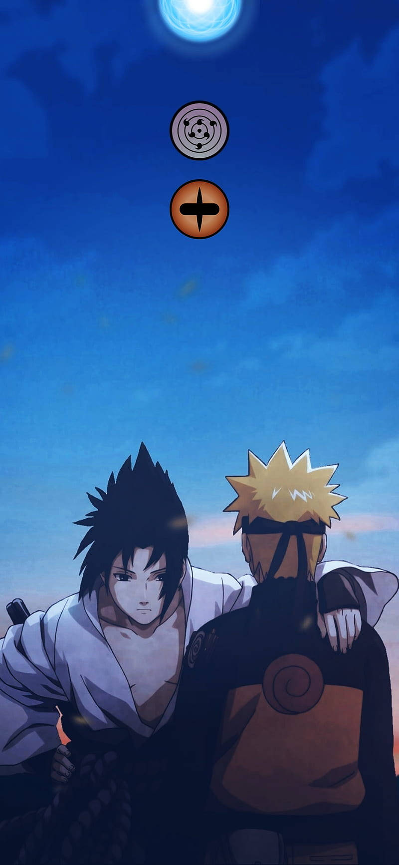 Sasuke og Naruto-telefon Bakgrunner