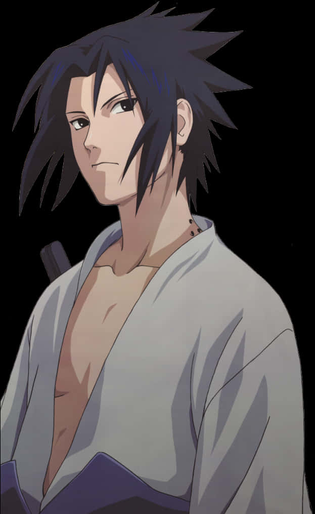Sasuke Uchiha Anime Portrett Bakgrunner