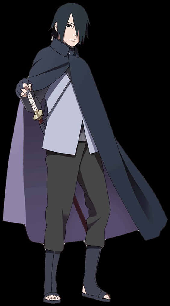 Sasuke Uchiha klar for kamp Bakgrunner