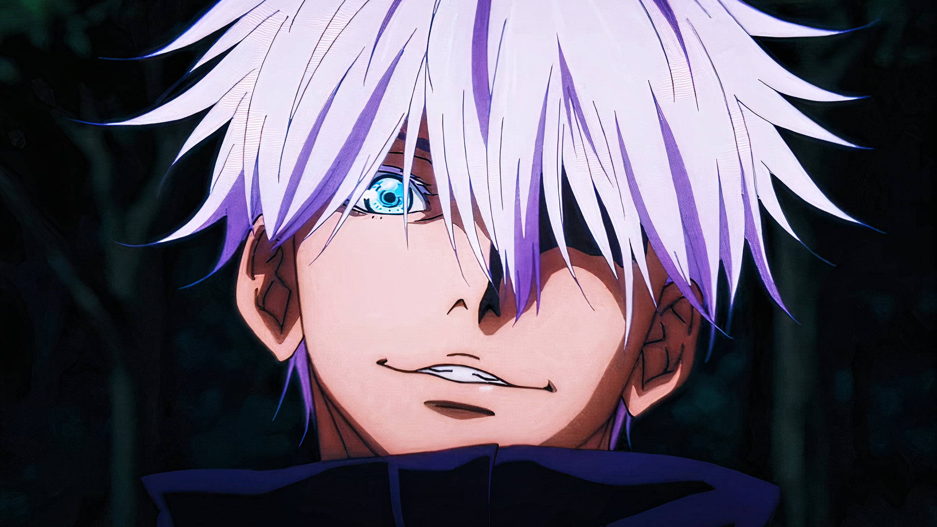 Satoru Gojo kul gutt anime Bakgrunner