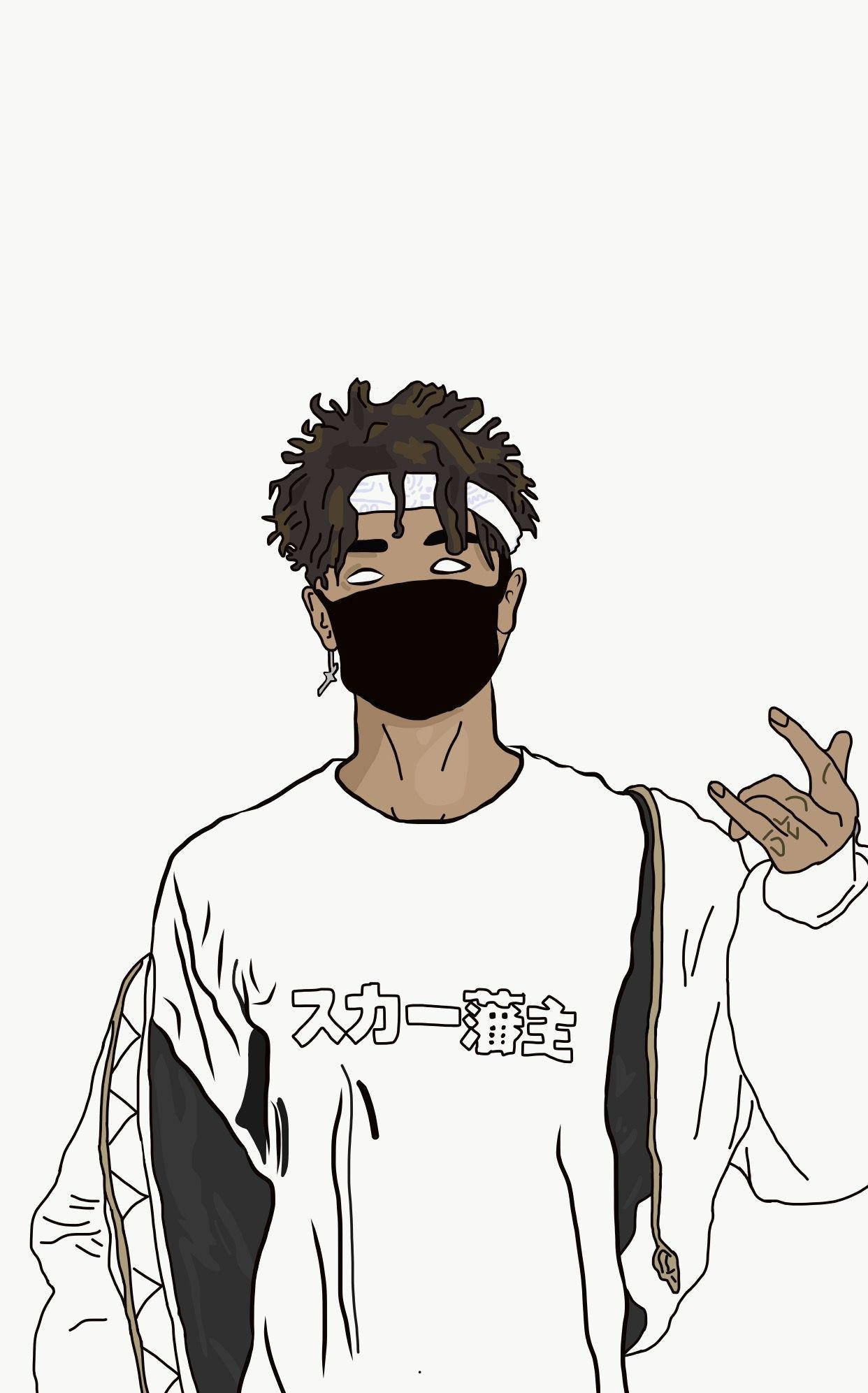 Scarlxrd Hvit Estetikk Bakgrunner