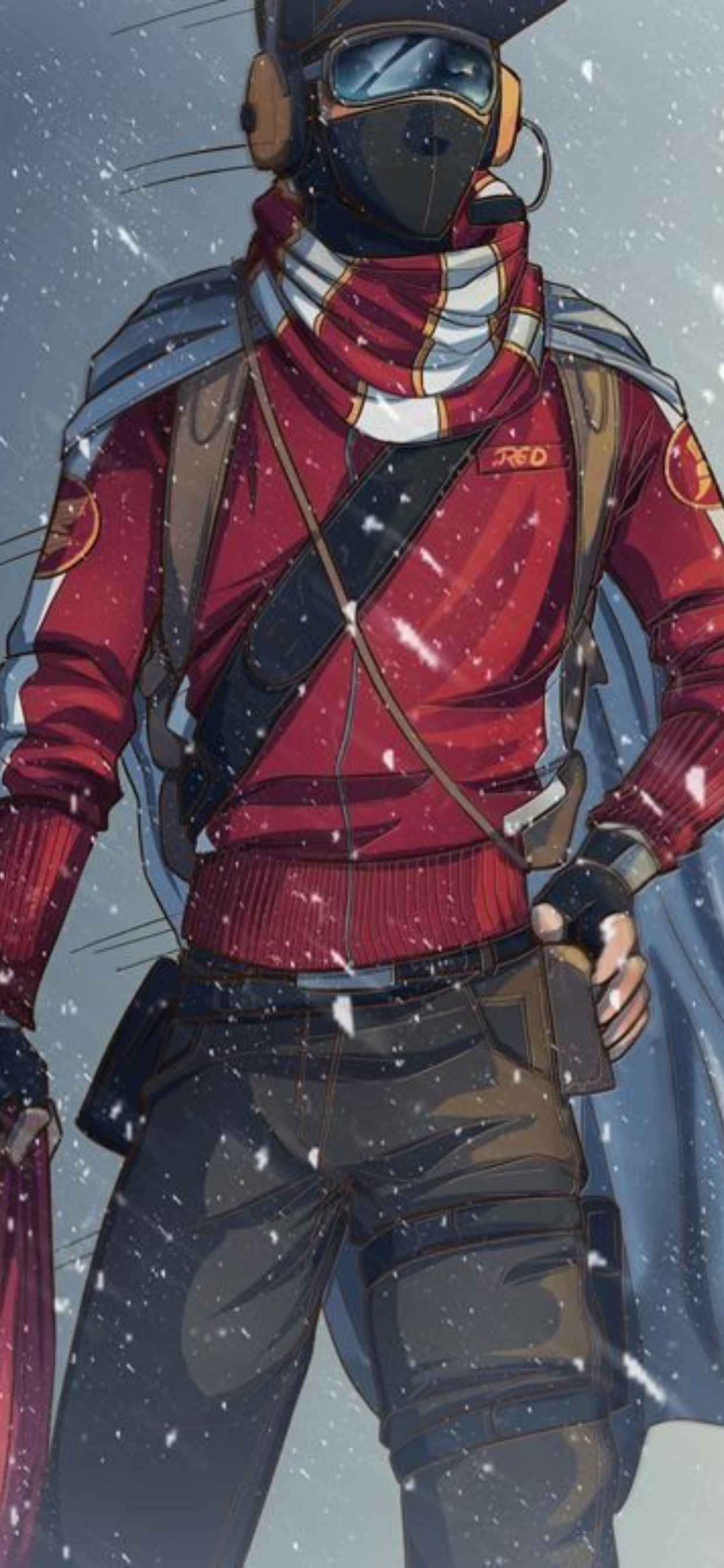 Scout Karakterdesign iPhone Xs Max Team Fortress 2 Bakgrunn Bakgrunner