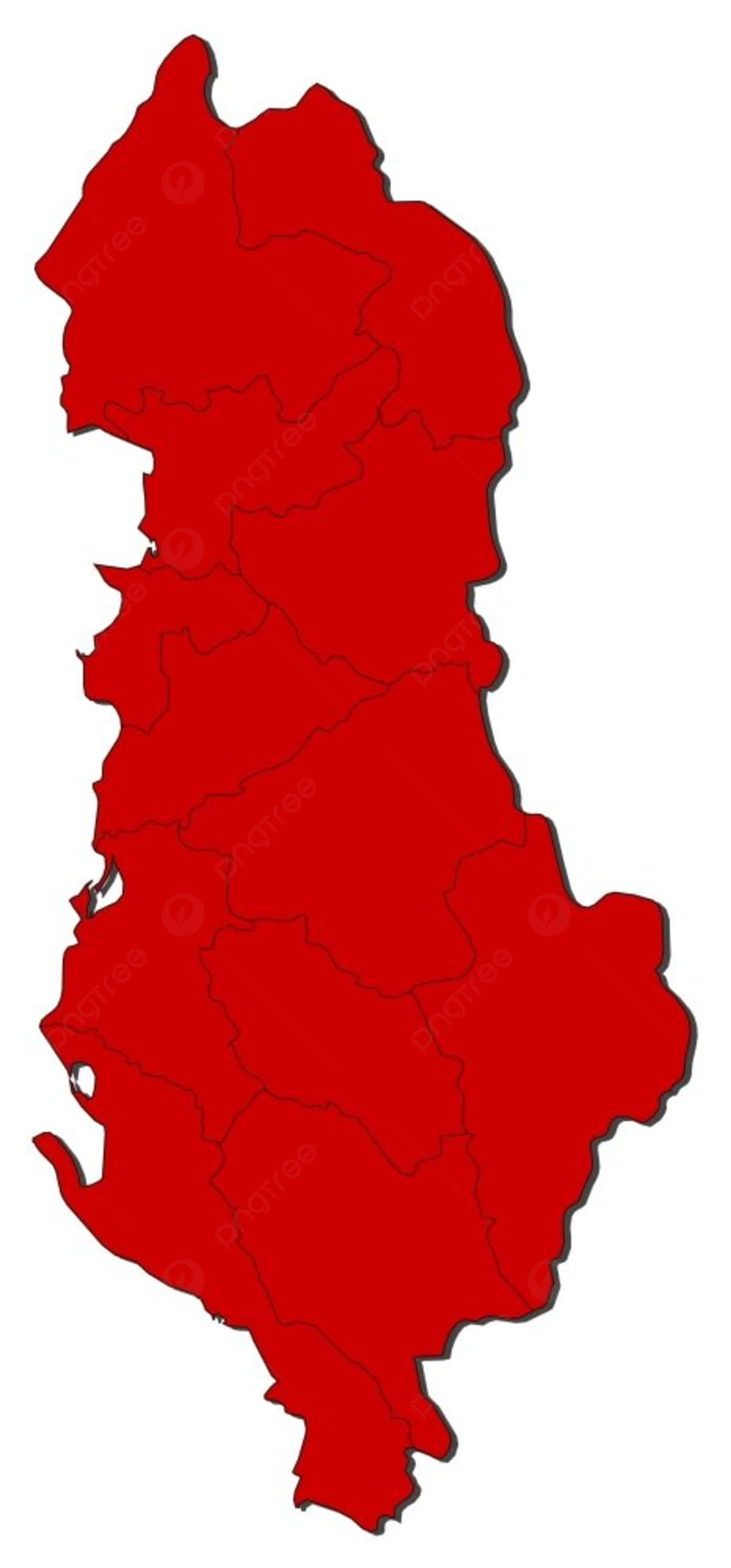Se de vakre fjelltoppene i Albania Bakgrunner