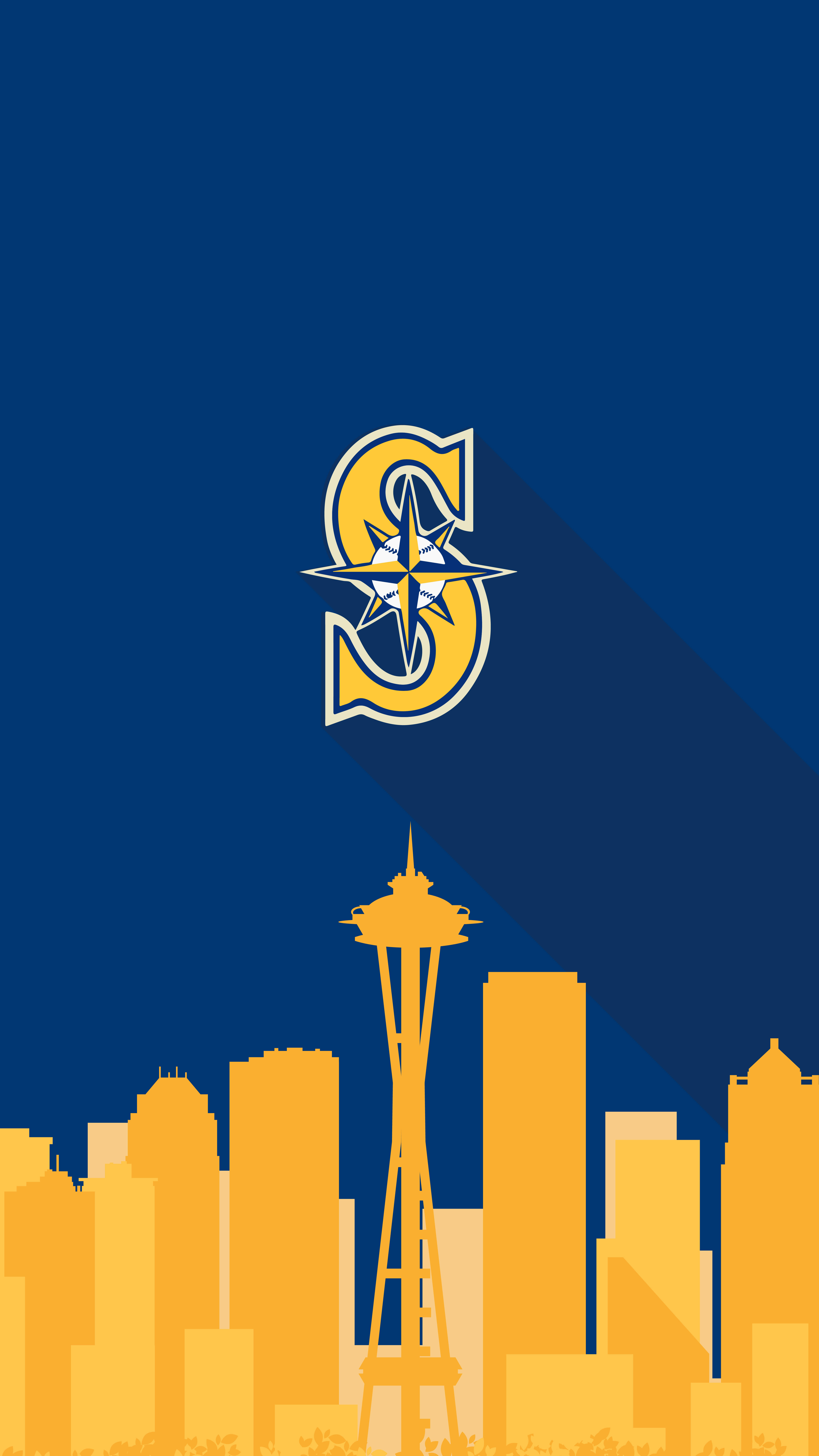 Seattle Mariners vektorkunstlogo Bakgrunner