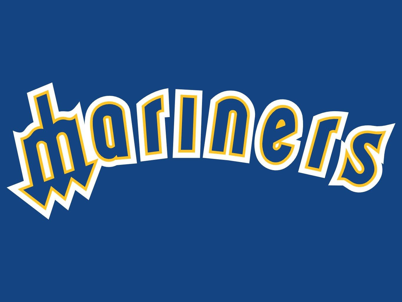 Seattle Mariners Trident M-bokstav Bakgrunner