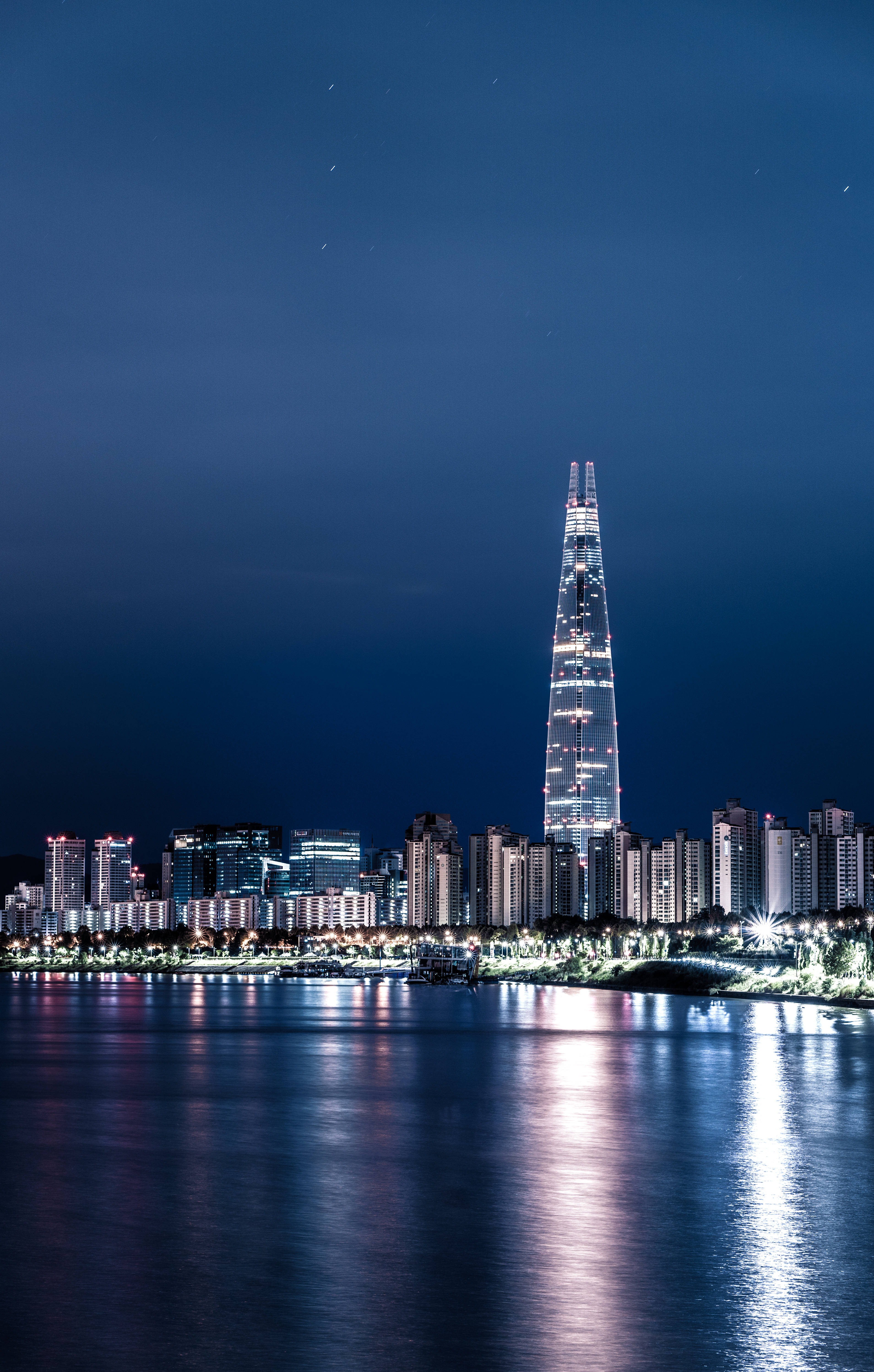 Seoul Lotte Tower Bakgrunner