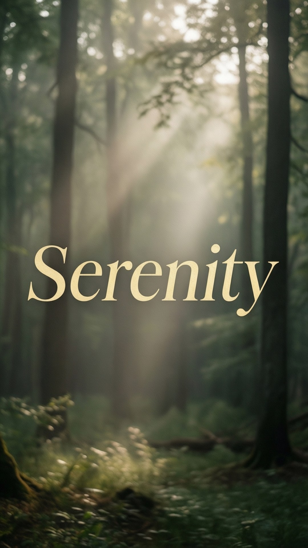 Serenity Skog Bakgrunner