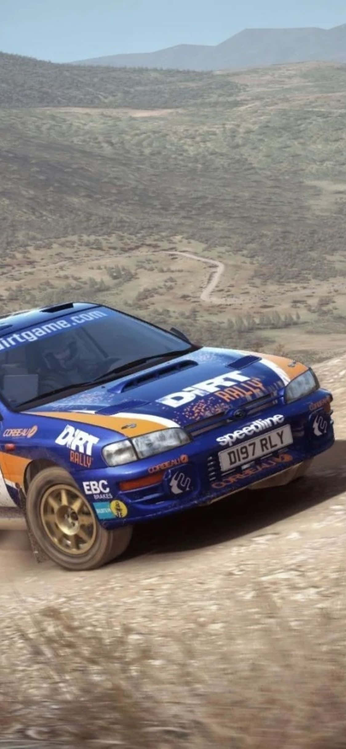 Sett deg bak rattet og ta utfordringen i Dirt Rally med din iPhone Xs Bakgrunner