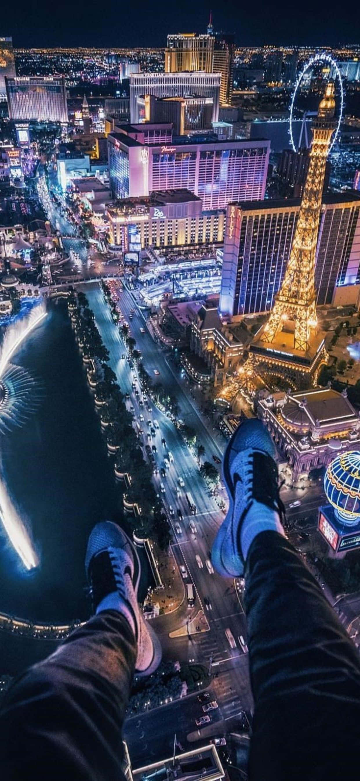 Sett fart på livet med Las Vegas Phone Bakgrunner