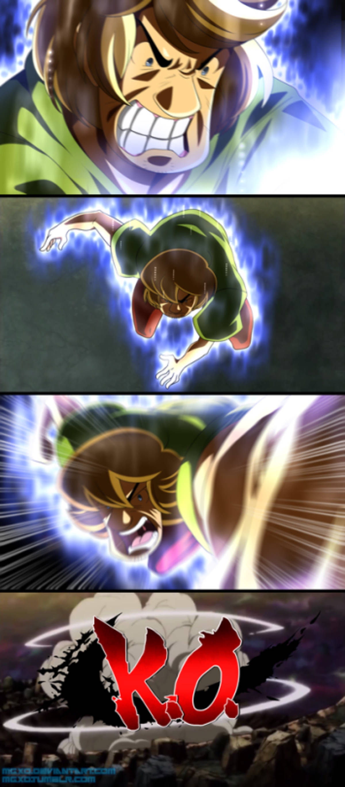 Shaggy Ultra Instinct Scene Bakgrunner