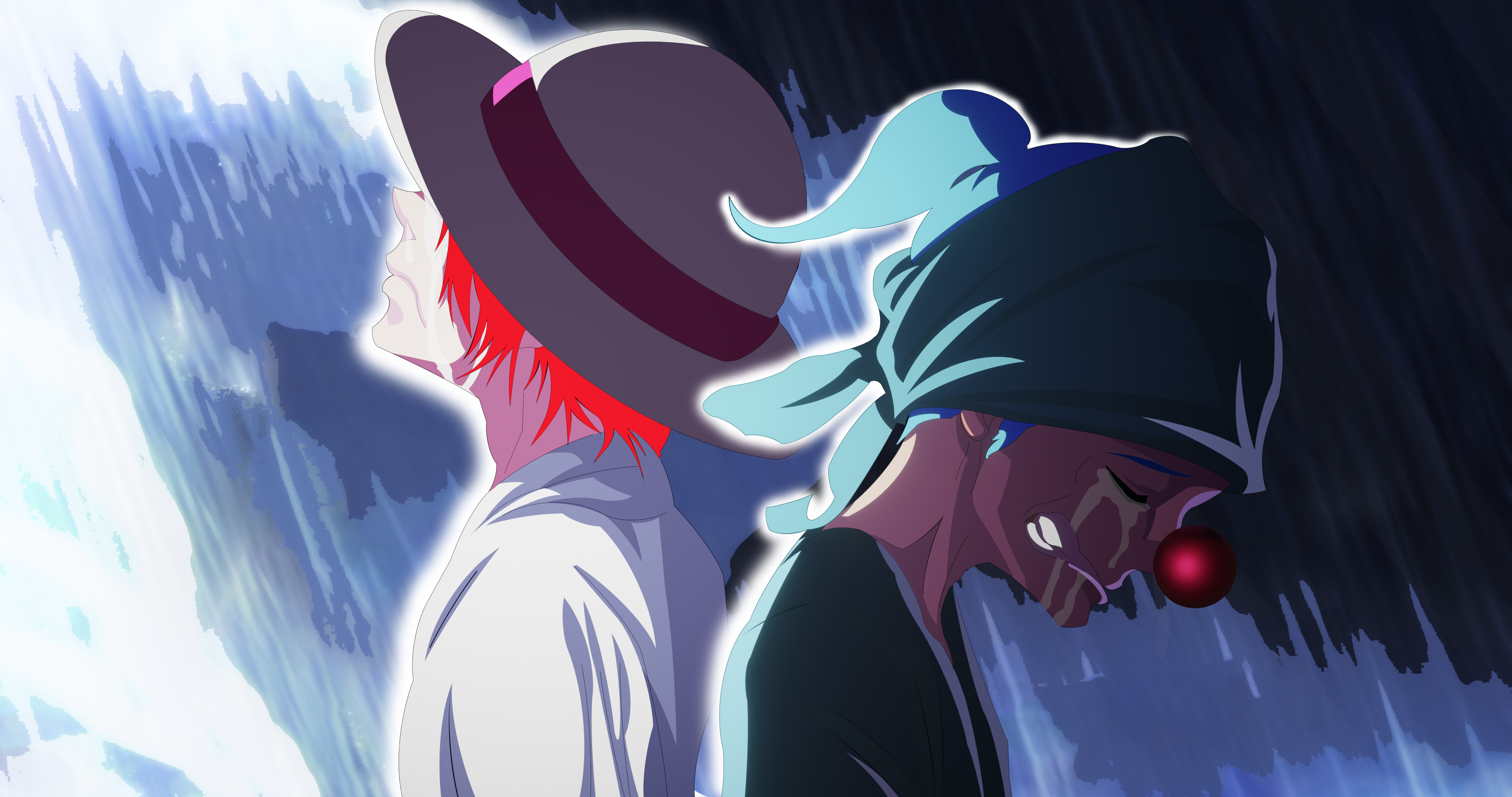 Shanks og Buggy trist 4K Bakgrunn Bakgrunner