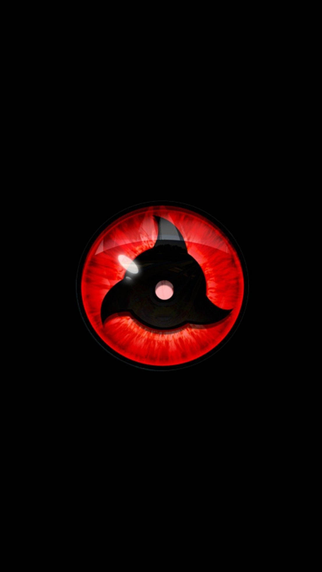 Sharingan-øye i Live Action Bakgrunner