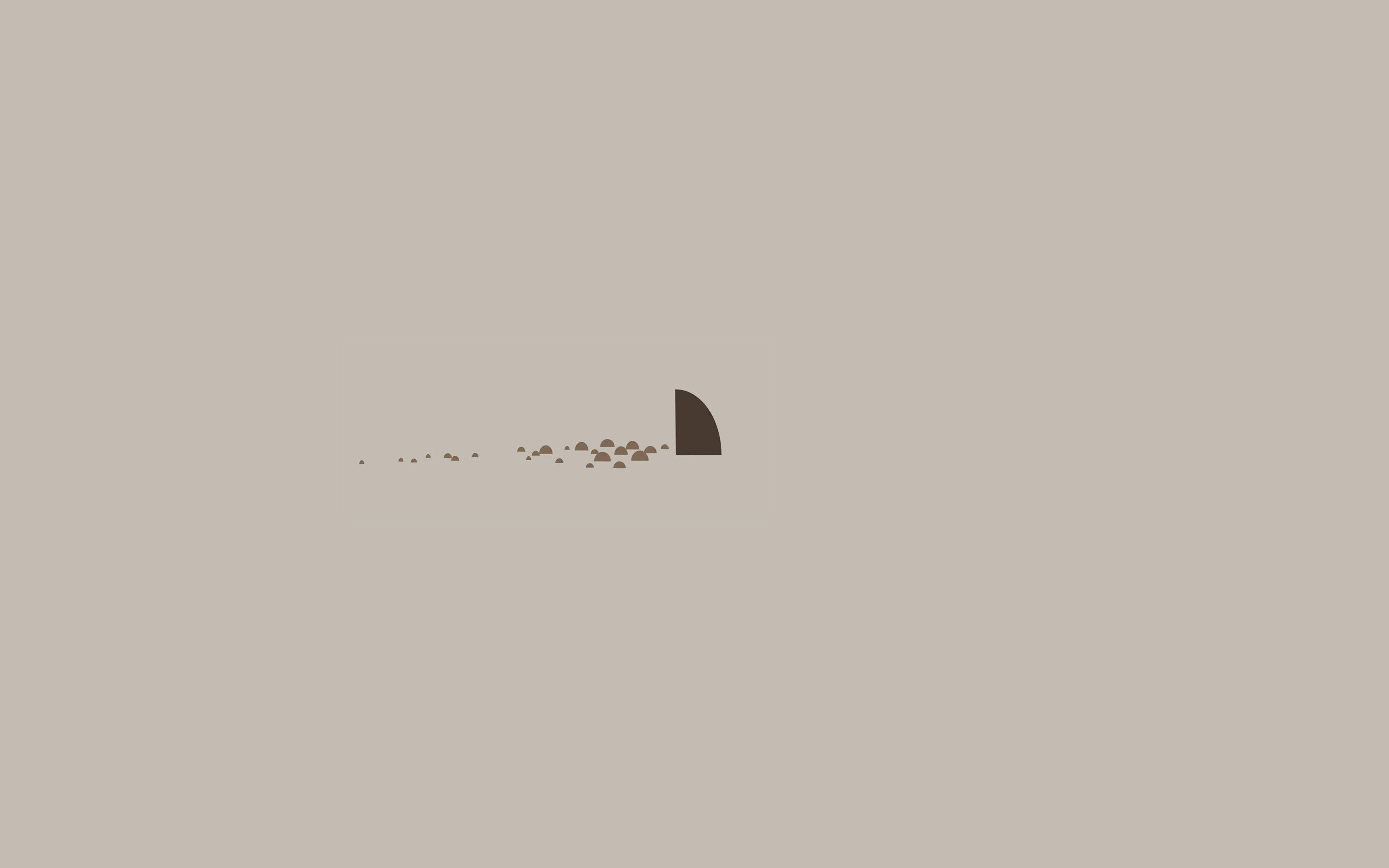 Shark Minimalistisk Aestetisk Laptop Bakgrunner