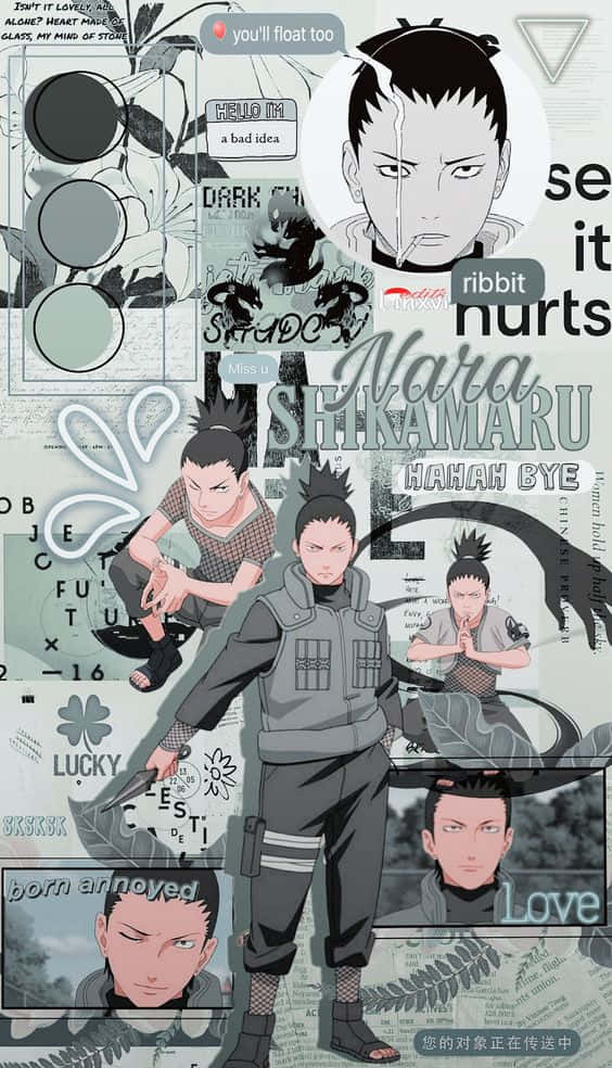 Shikamaru Estetisk Graffiti Bakgrunner