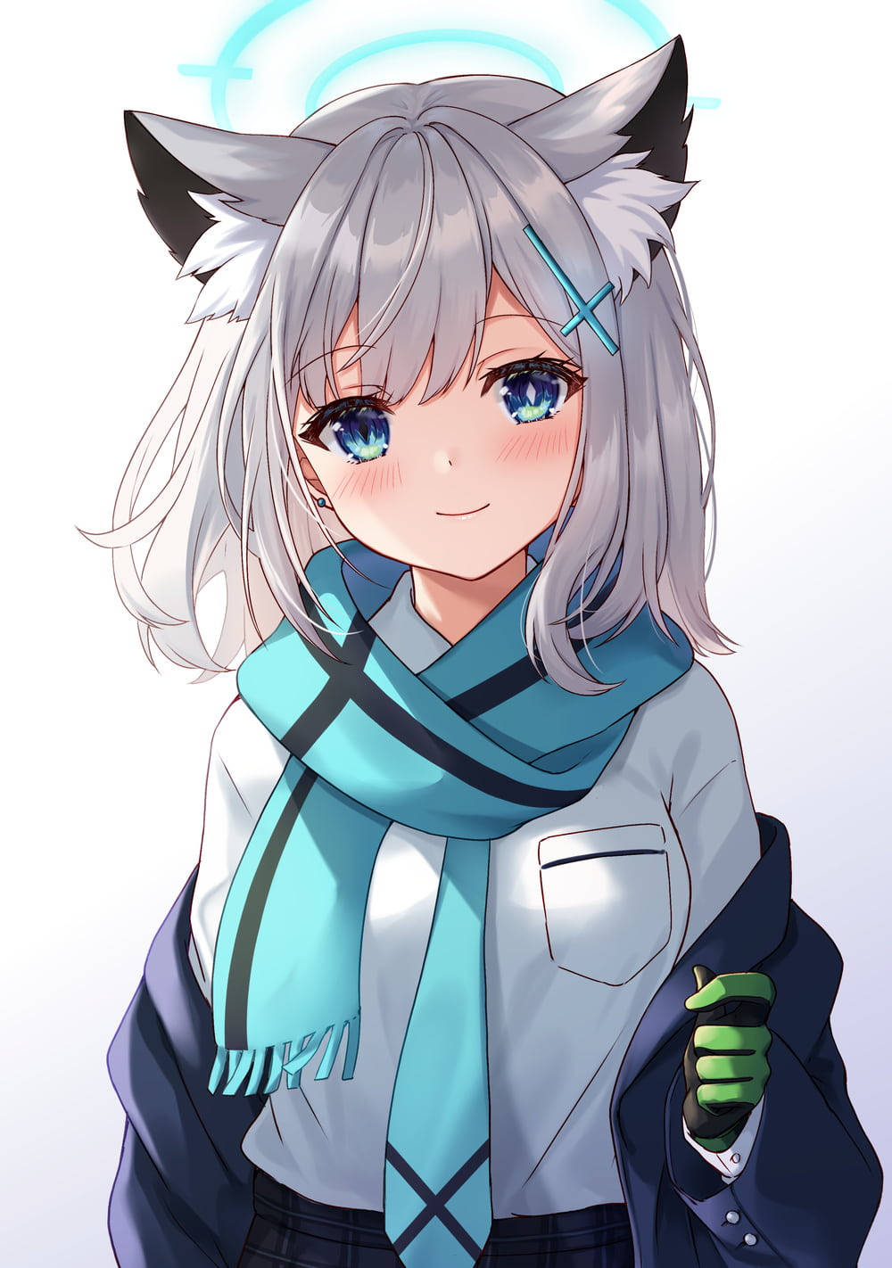 Shiroko Søt Animejente iPhone Bakgrunner