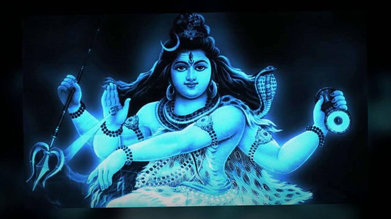 Shiv Shankar Neonblå HD Bakgrunner