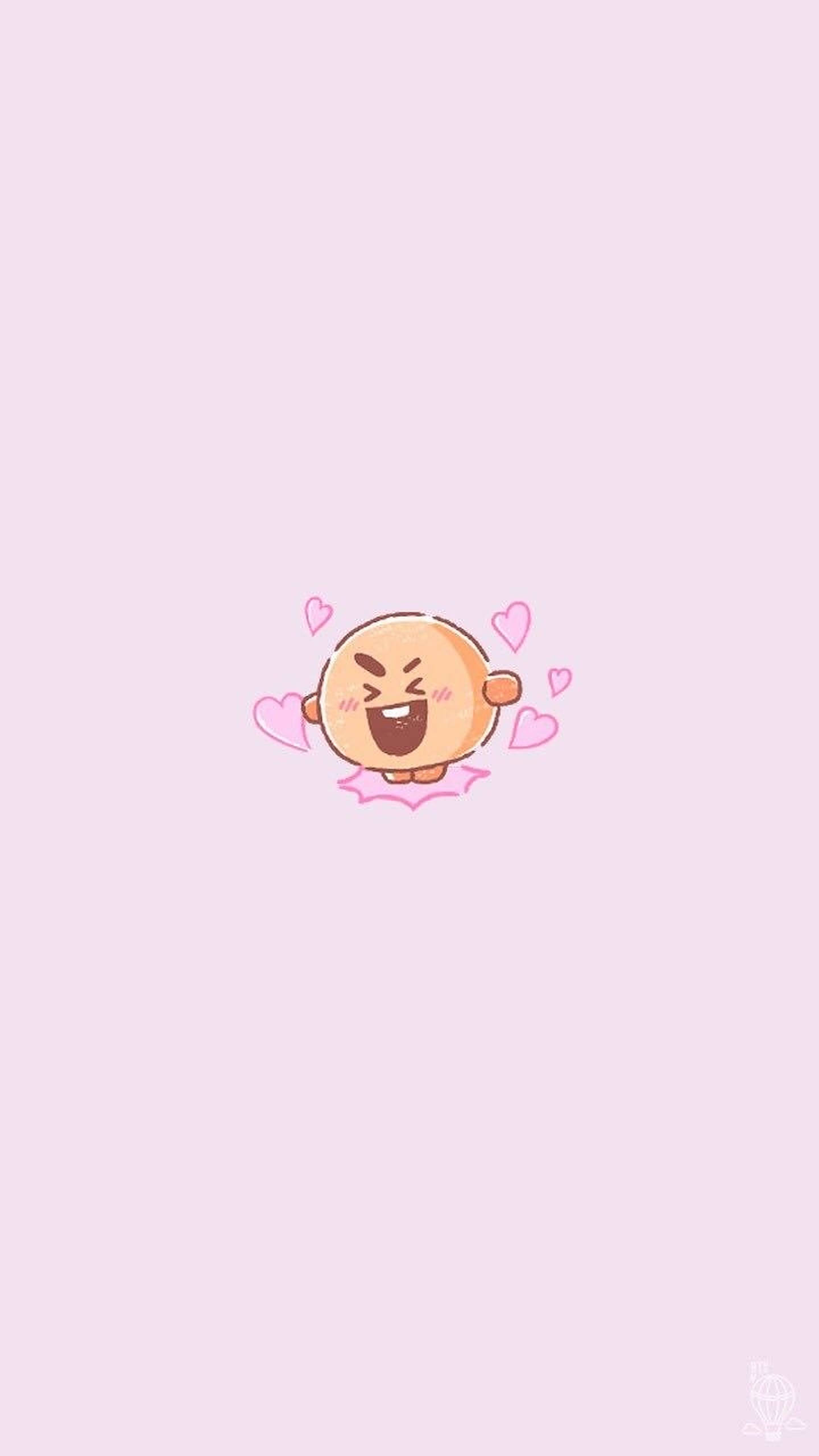 Shooky BT21 minimalistisk plakat Bakgrunner