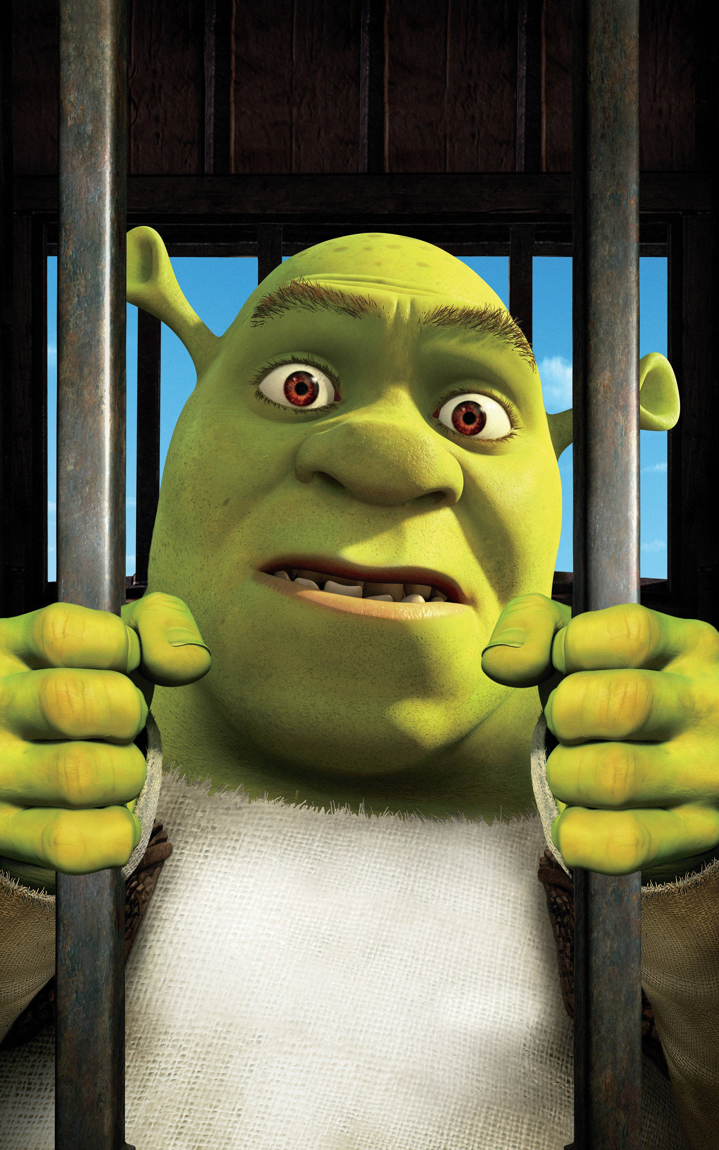 Shrek Fanget: Uventet Helt i et Bur Bakgrunner