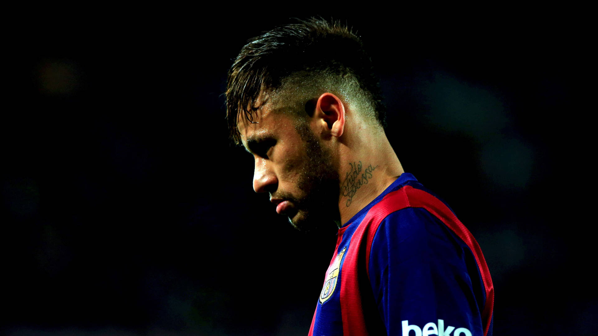 Sideprofilvinkel Neymar Jr.-bakgrunnsbilde.