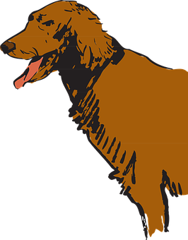 Silhuett av golden retriever Bakgrunner