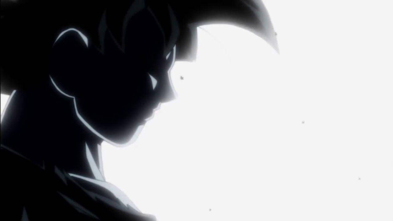 Silhuett Ultra Instinct Goku Bakgrunner