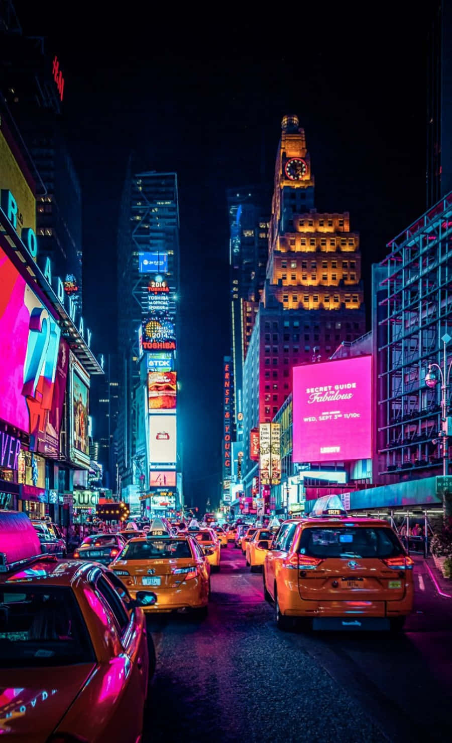 Utsikt over den ikoniske New York City-horisonten Bakgrunner