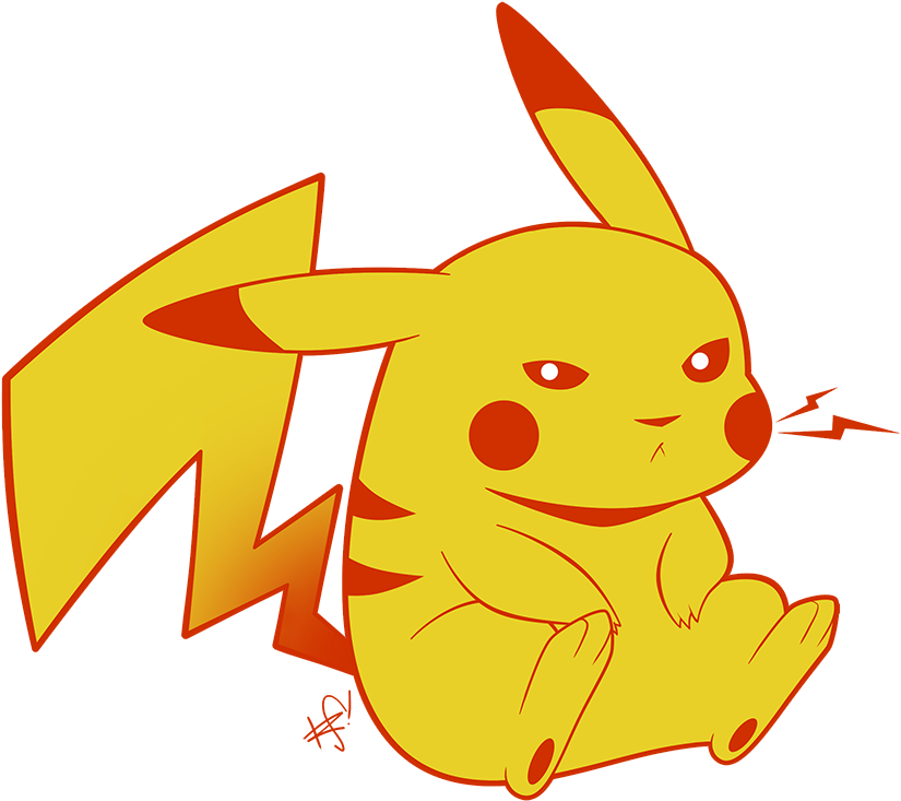 Sint Pikachu-illustrasjon Bakgrunner