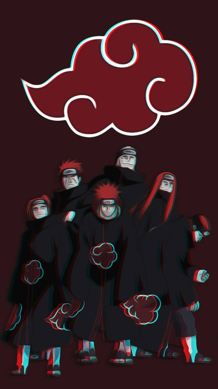 Six Bodies Of Pain Naruto-telefon Bakgrunner