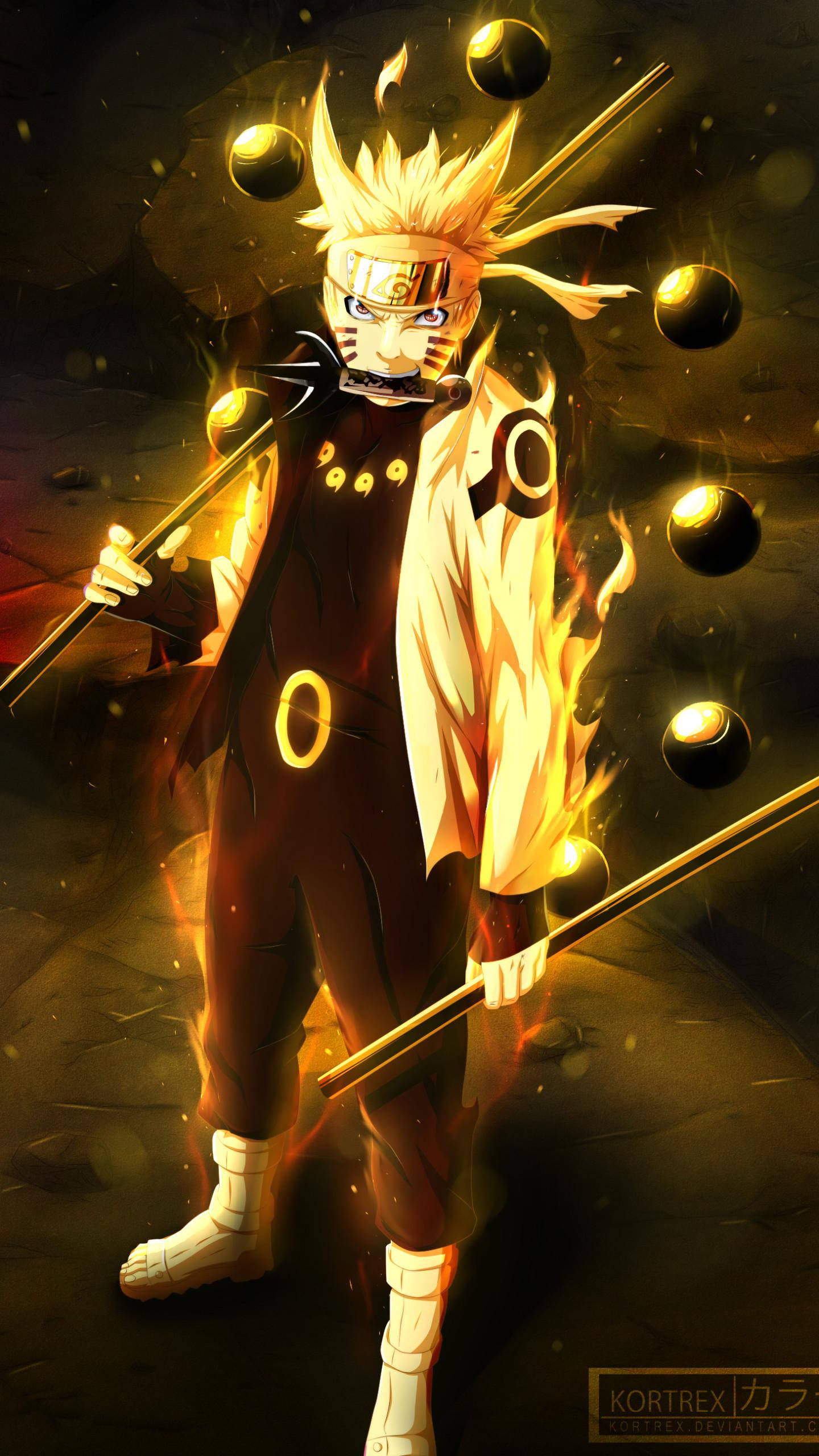 Six Paths Sage Naruto-telefon Bakgrunner