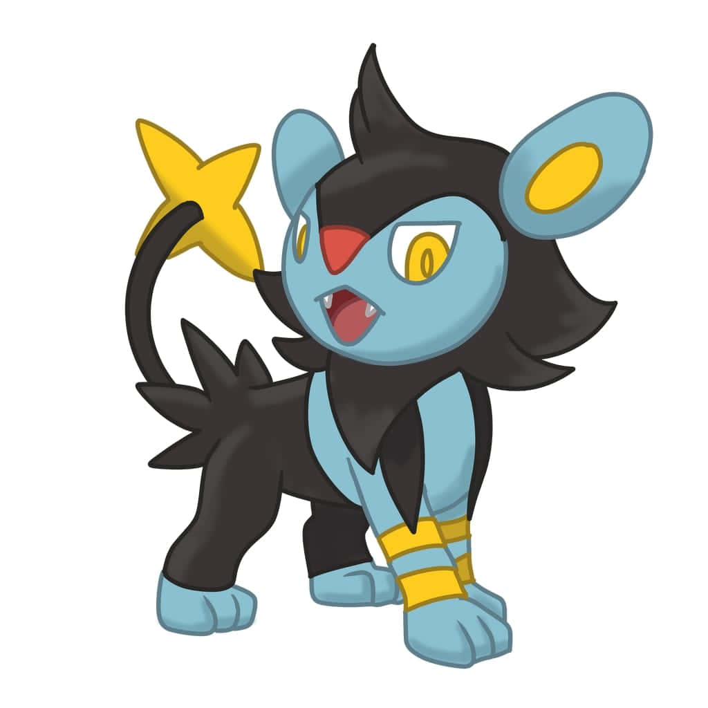 Sjokkerende overraskelse - Luxio Pokemon i midt-brøl Bakgrunner