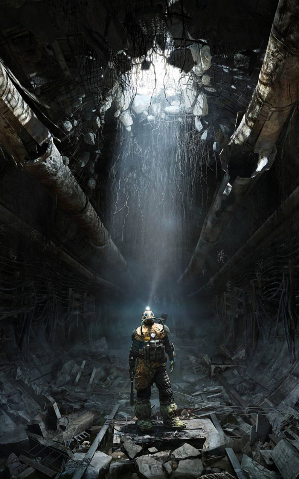 Skadet Tunnel i Metro Exodus Bakgrunner