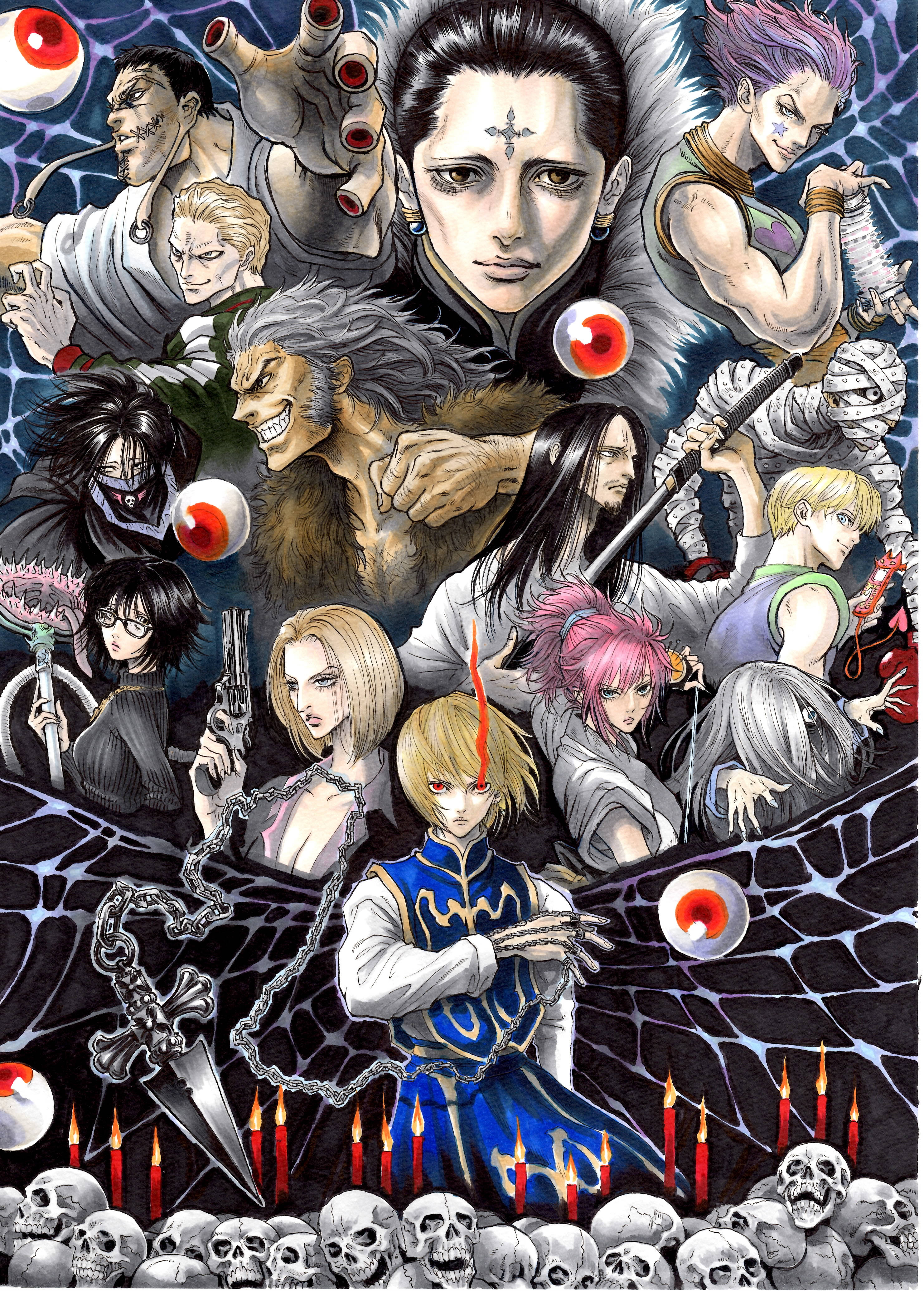 Skallekunst Phantom Troupe Bakgrunner