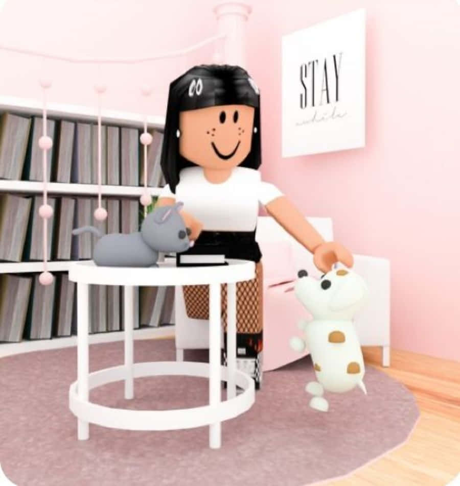 Skap din egen unike kreative verden i estetisk Roblox Bakgrunner